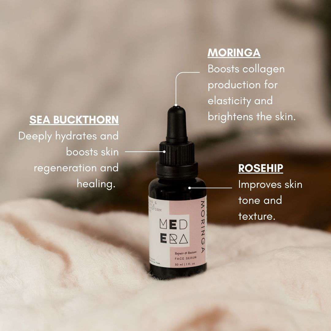 Natural skincare – Moringa Face Serum by Medera Apothecary