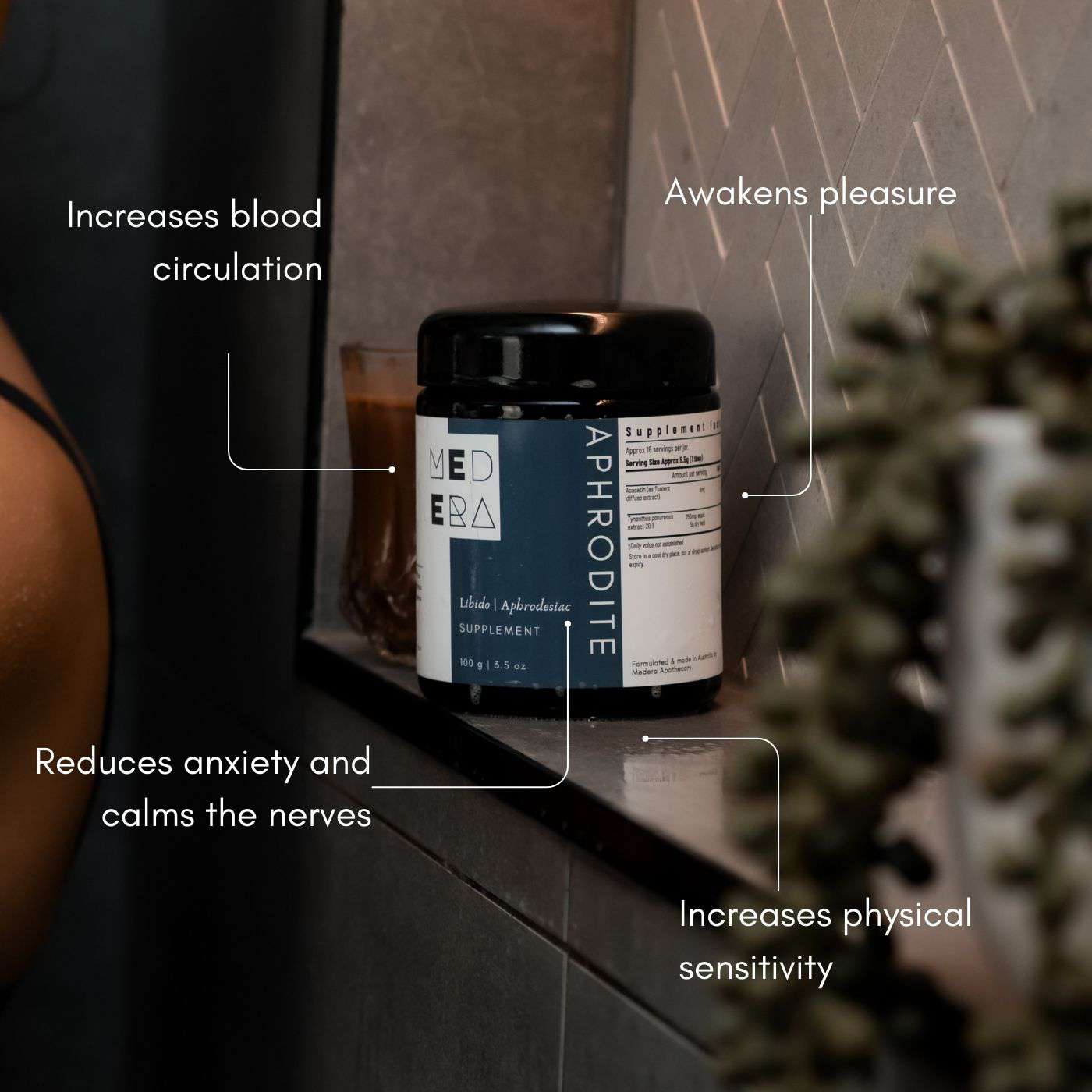 Natural powdered drink – Aphrodite by Medera Apothecary