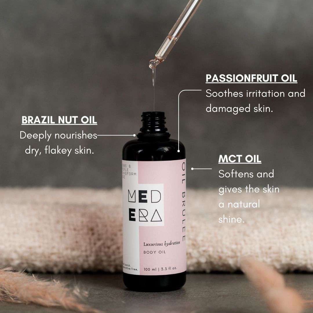 Natural skincare – Oil Brûlée Body Oil by Medera Apothecary