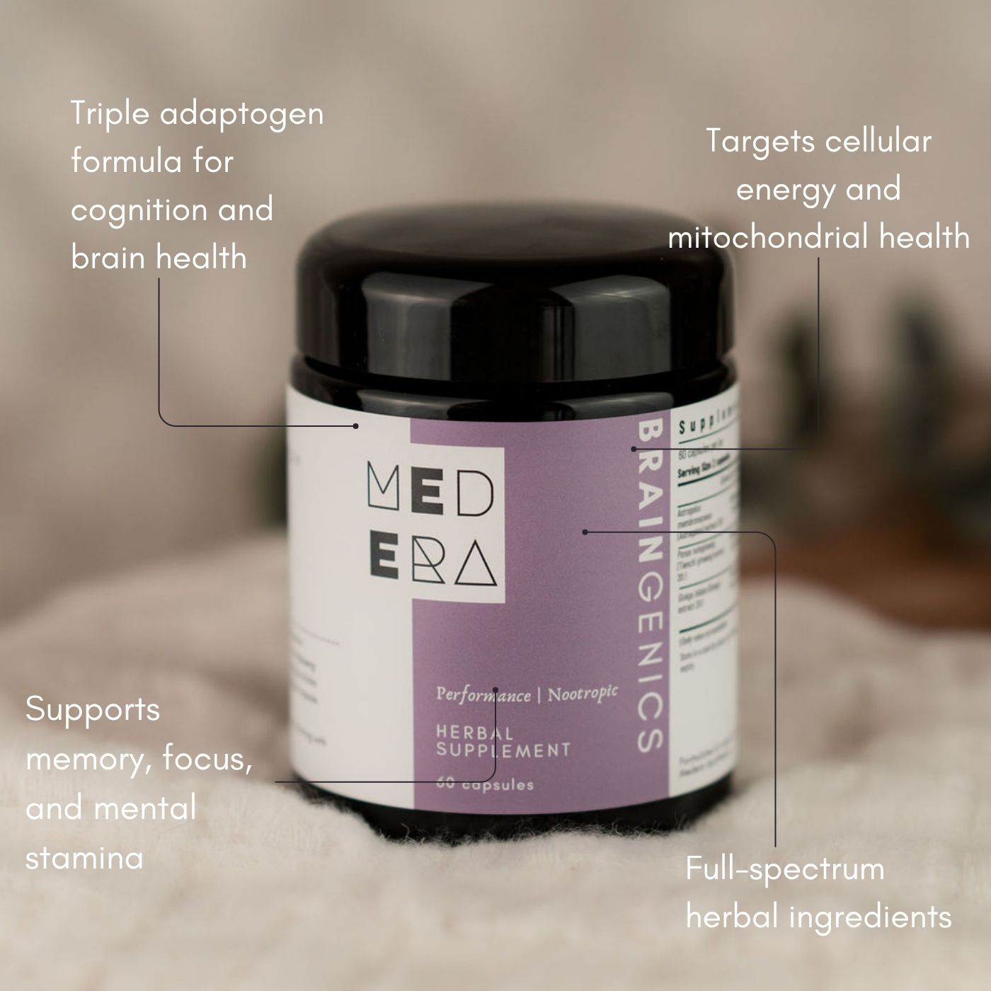BrainGenics Nootropic Capsules