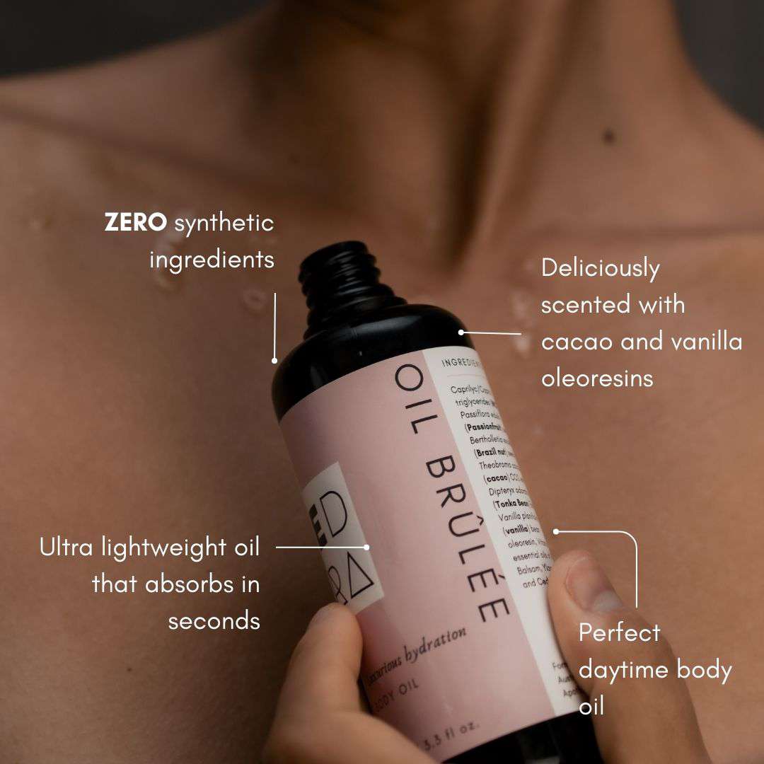 Natural skincare – Oil Brûlée Body Oil by Medera Apothecary