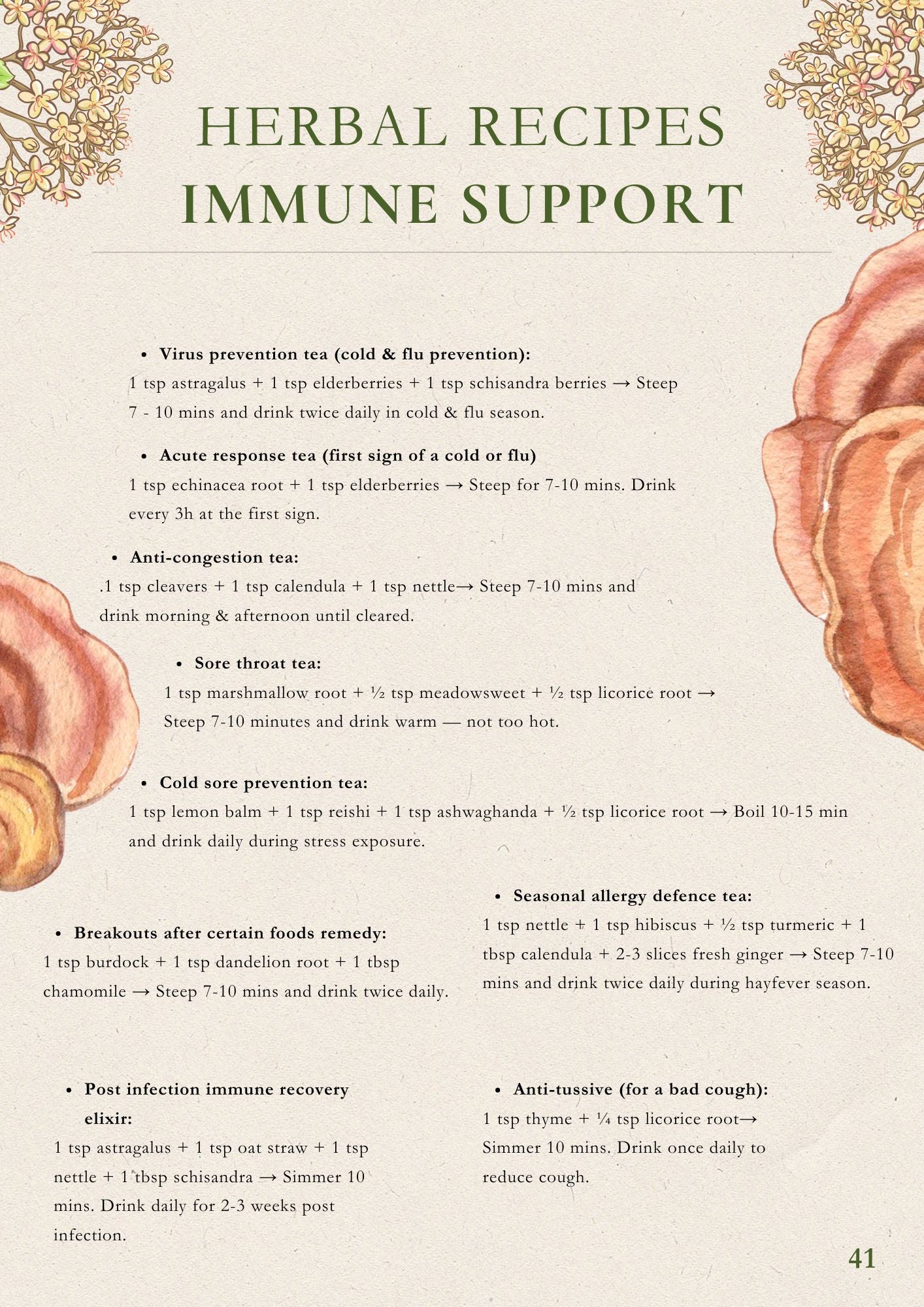 Apothecary At Home: Symptom to Root Cause Herbal Recipe Book - Instant Download