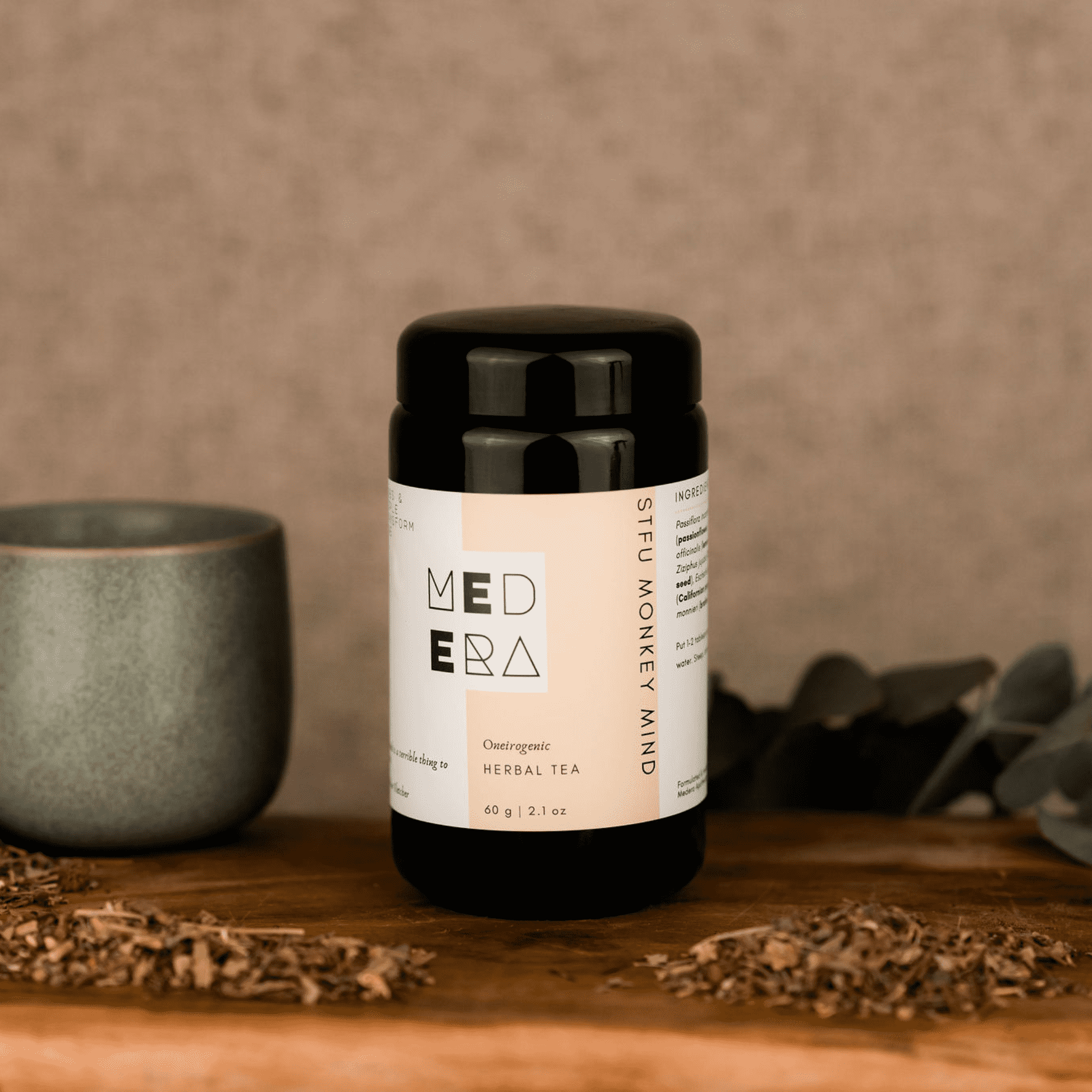 Natural herbal tea – STFU Monkey Mind Blend by Medera Apothecary