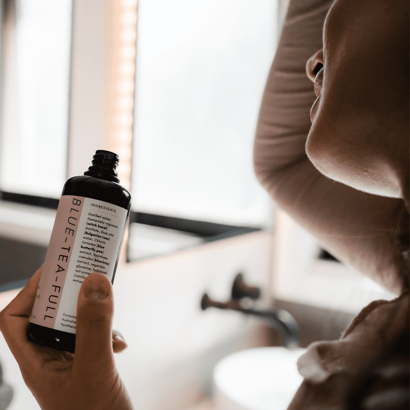 Natural skincare – Blue-Tea-Full Facial Toner by Medera Apothecary