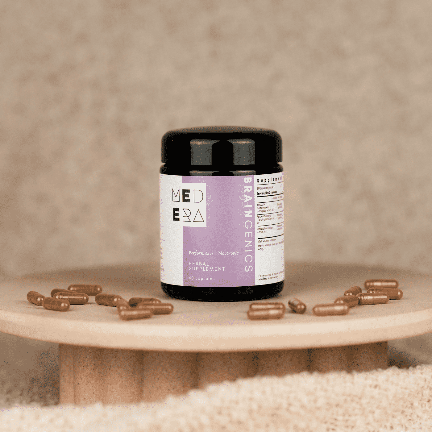 Natural powdered drink – The Brainy Duo by Medera Apothecary