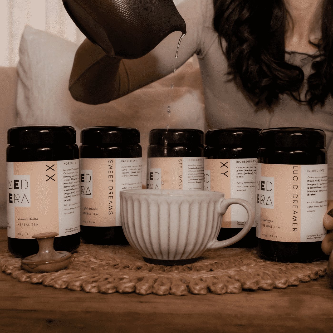 Natural herbal tea – STFU Monkey Mind Blend by Medera Apothecary