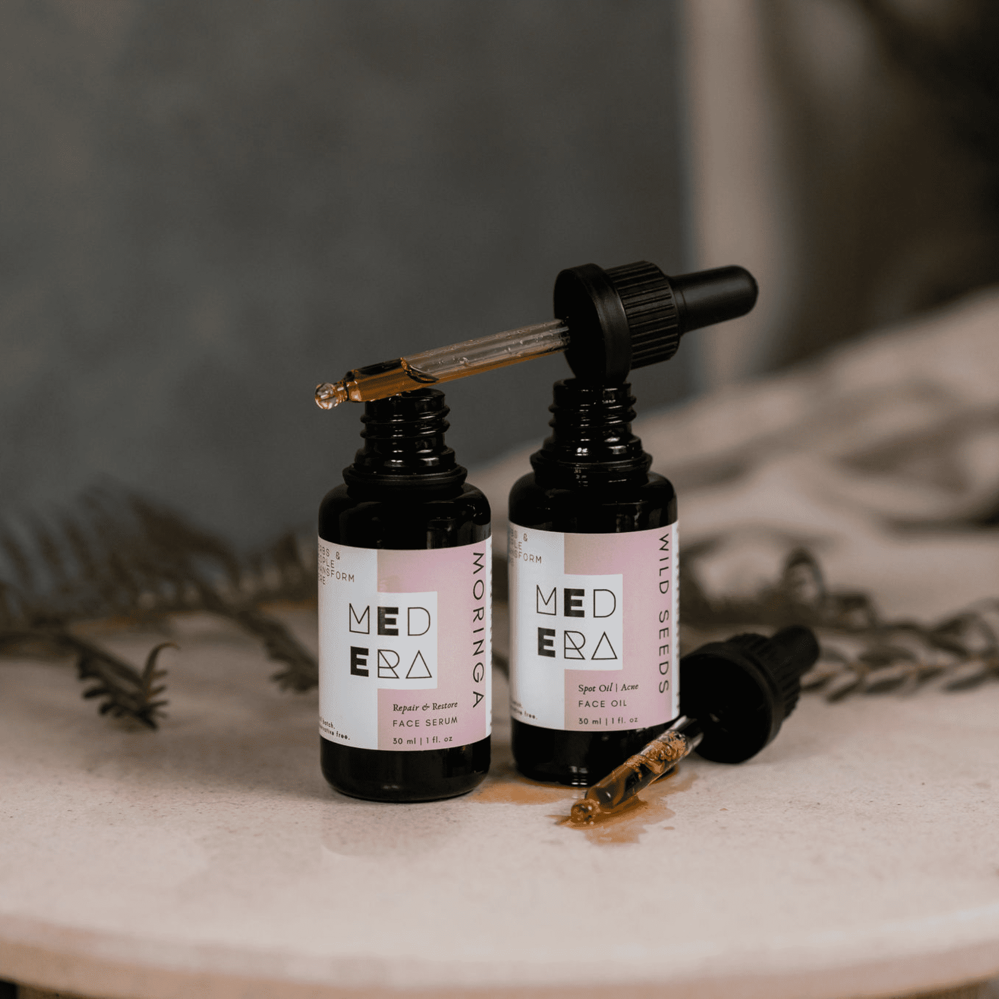 Natural skincare – The Serum Duo by Medera Apothecary