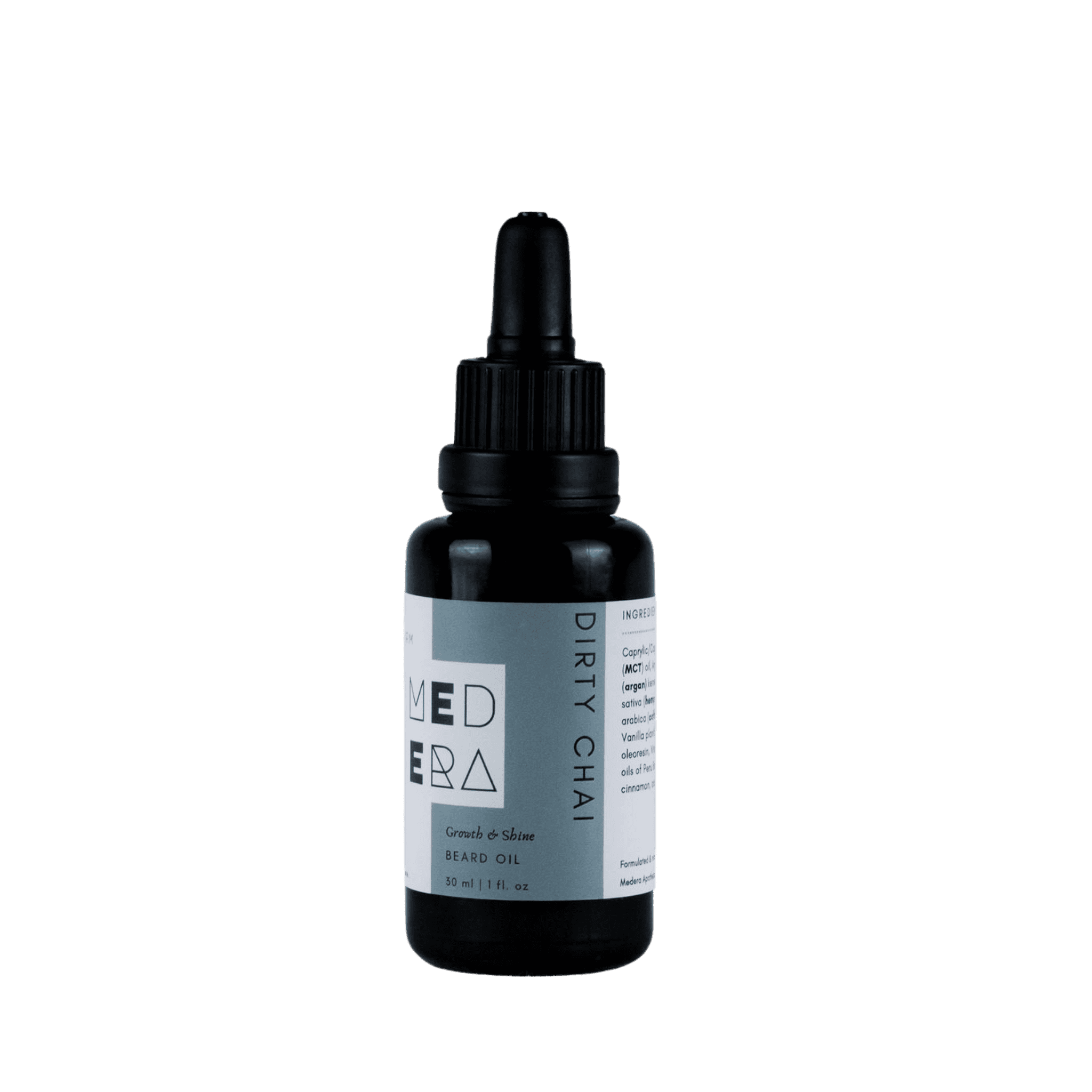 Natural haircare – Dirty Chai Beard Oil by Medera Apothecary